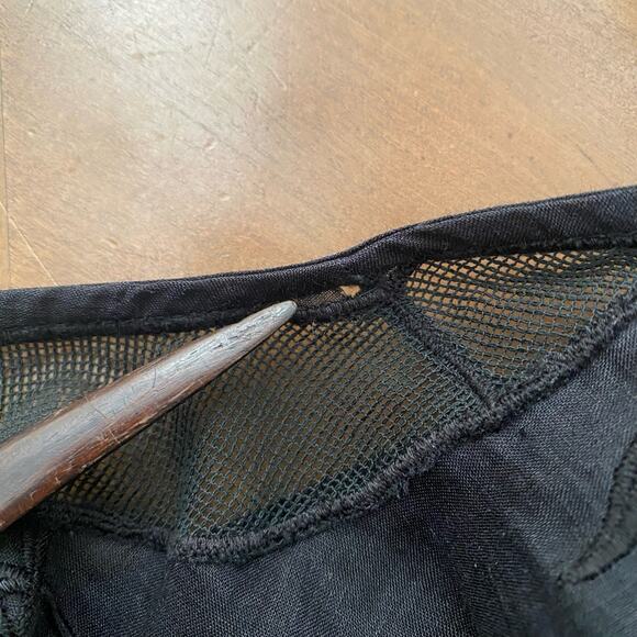 Rag & Bone Hera Beach Cover Up Wrap Black $350 One Size Whimsy Goth Bohemian - Picture 7 of 10